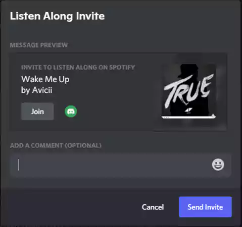 Click on ‘Send Invite