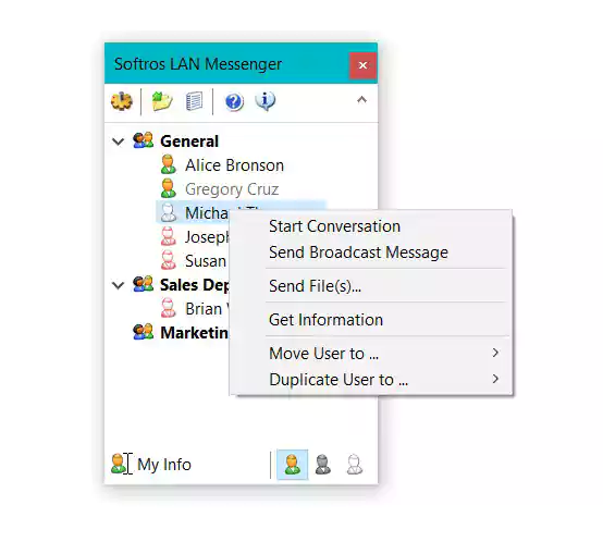 software lan messenger