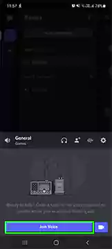 Tap ‘Join Voice