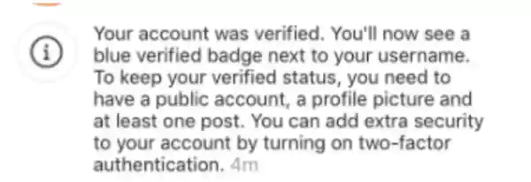 Instagram Notification