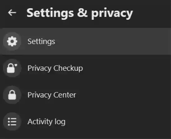 Select Settings