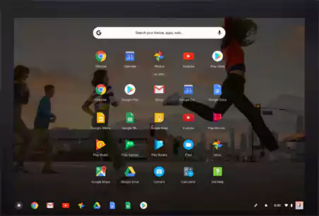 Apps in Google Pixelbook 12in.