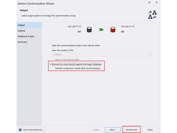 synchronization tool