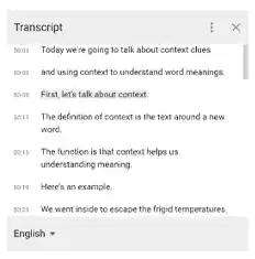 Youtube video transcripts 
