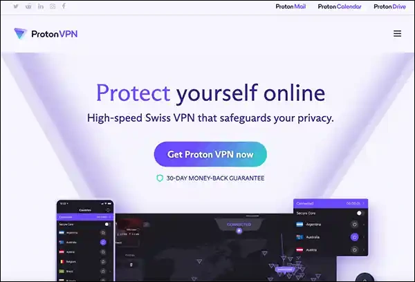 ProtonVPN-website-homepage.-