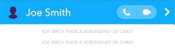 Snapchat screenshot notification