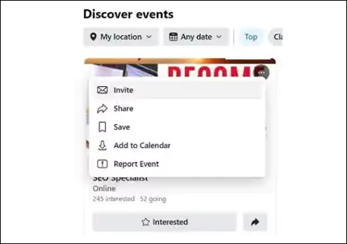 discover events