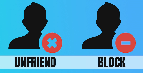 unfriend and block