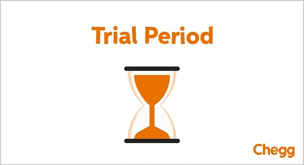 chegg trial period