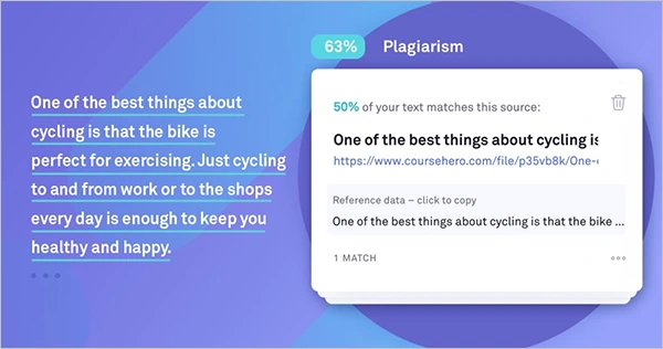 Grammarly plagiarism checker