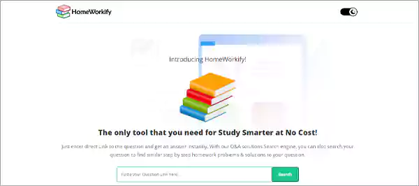 Homeworkify Homepage