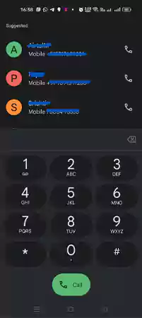 Open the dialer of your phone