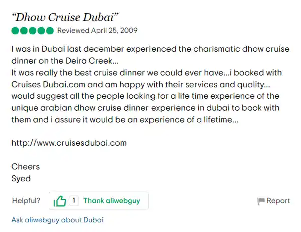Review on cruise 