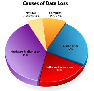 Reasons for Data loss in business