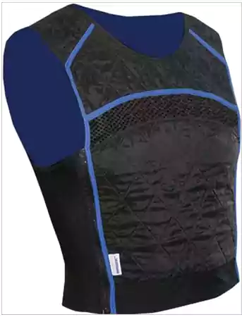 Evaporative cooling vest