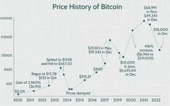 Price History of Bitcoin
