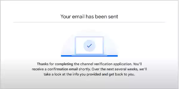email has been sent