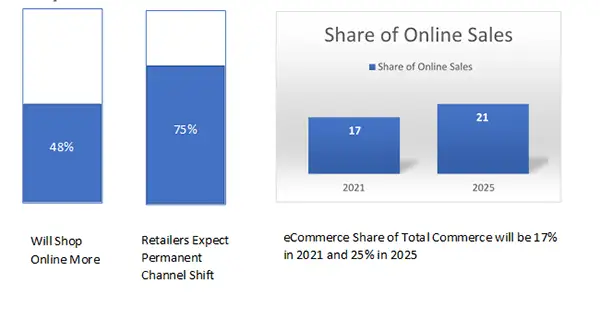 Growth in the Percentage of People and Businesses Shifting Focus to Online Stores