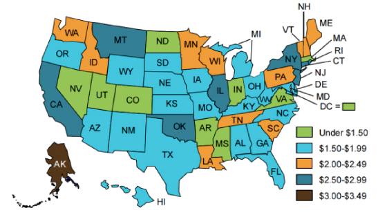 Average Cost of Worker’s Compensation Insurance by State