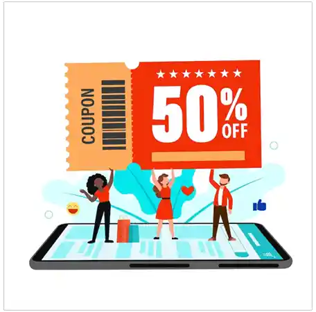 Discount coupons on pre-sale tickets