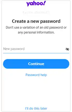 create passsword