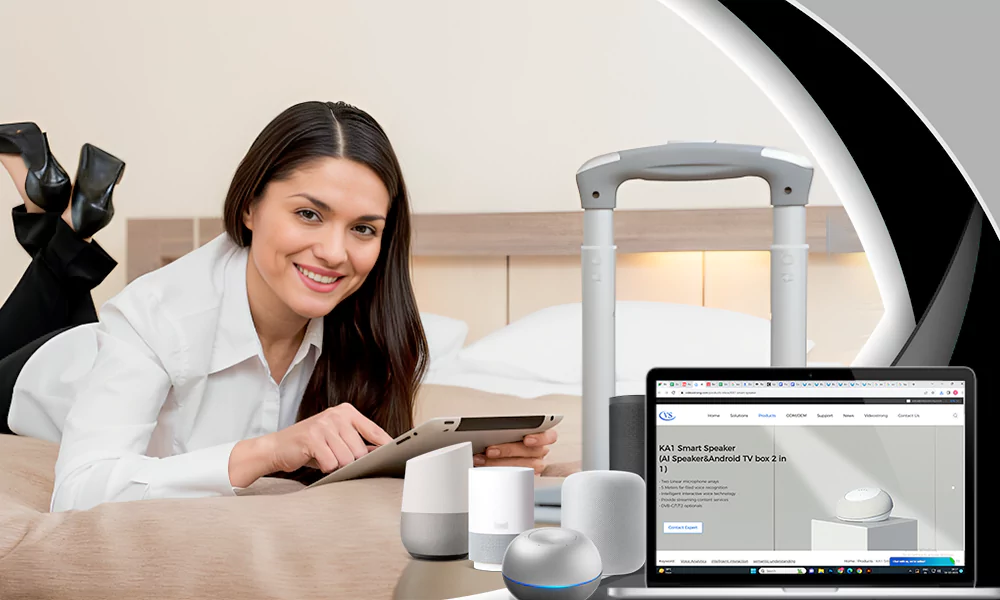 using the ai speaker to improve guest experience at hotels