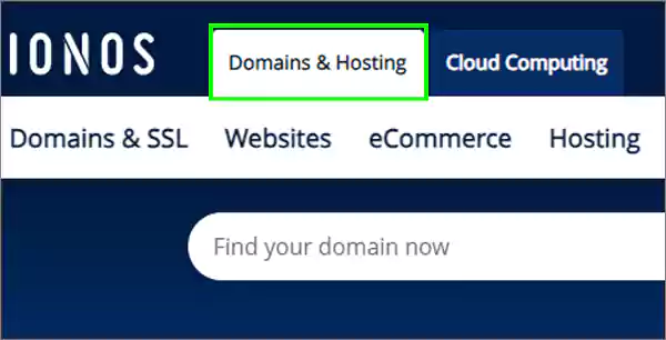 Select Domains and Hosting