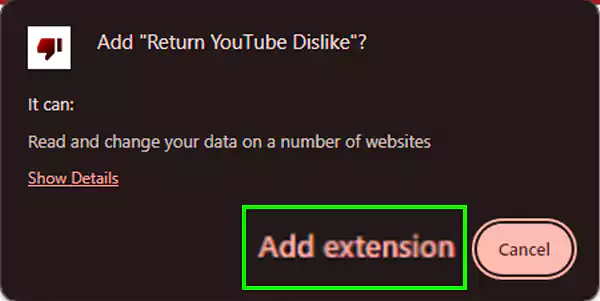 Click on Add extensions
