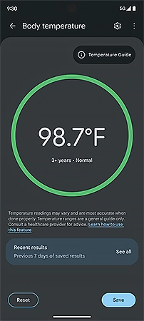 Google Thermometer