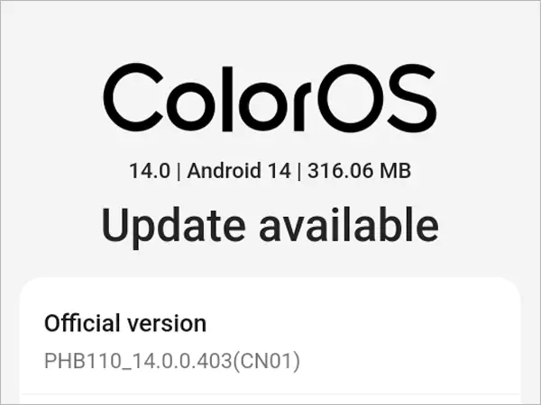 ColorOS Updates