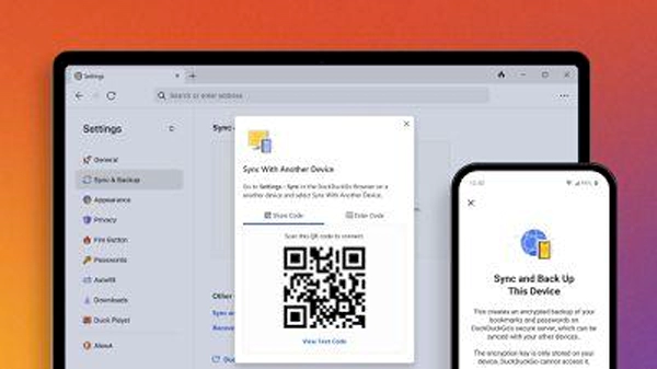 DuckDuckGo Sync Page