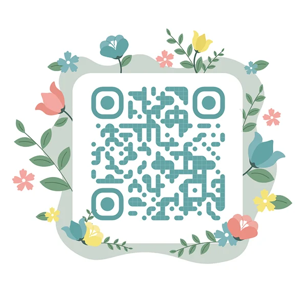 Example of a QR code generated by a code-generating platform