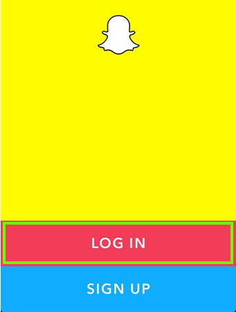 Open Snapchat app