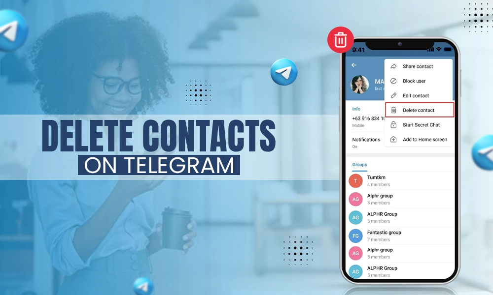 delete contacts telegram