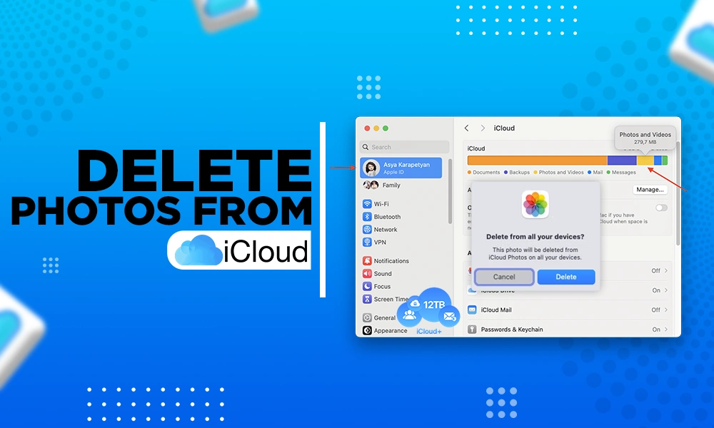 how to delete photos from icloud