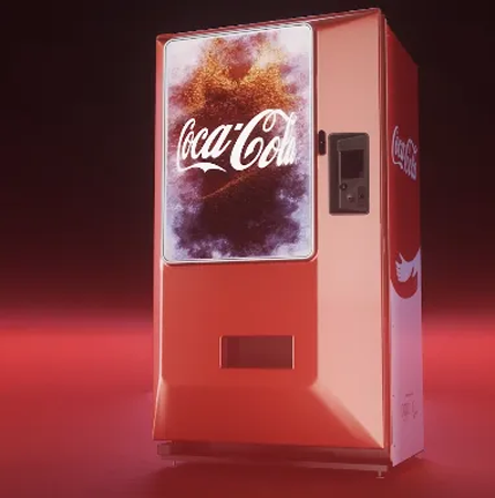 AR vending machine in partnership with Coca-Cola