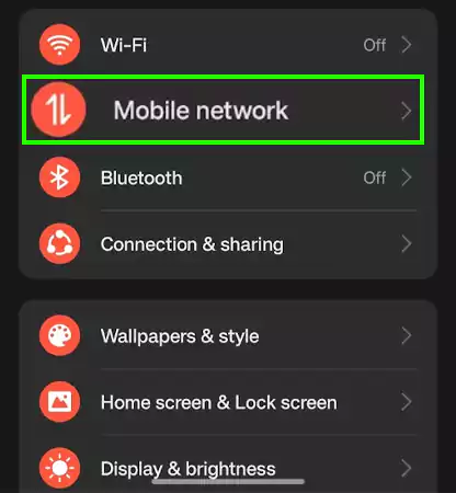 Open Mobile network