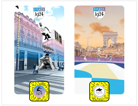 Snapchat AR lenses Created with IOC