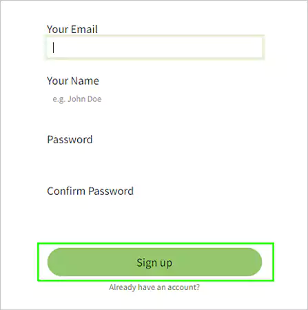 Enter details > Hit the Sign up button” class=”wp-image-81624″></figure></li></ol><p>After you are done with the sign-up process, you can either order a product or book a service. Let’s look at the detailed steps for both processes.</p><h3 id='order-a-product'><strong>Order a Product</strong></h3><p>First, go to the <strong>Home </strong>or <strong>Products </strong>section and follow the given process to order hardware:</p><ol class=