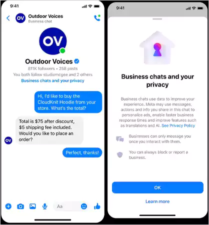 Meta Added New Labels to Business Chats in Messengers