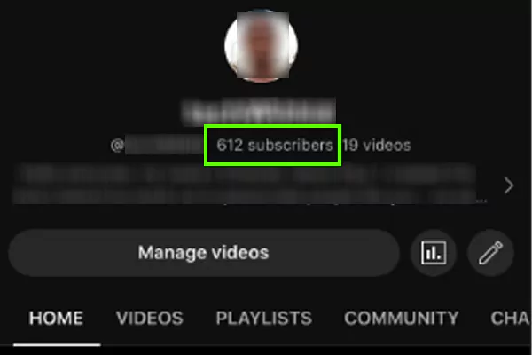 Watch the subscribers count