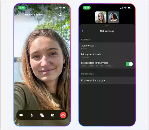 HD Video Calls on Facebook