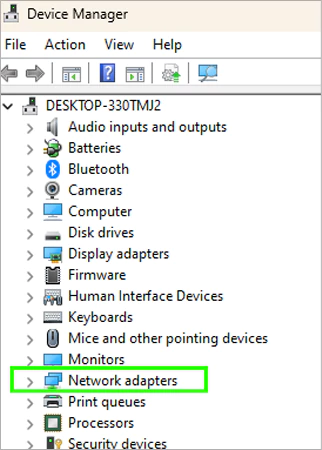 Select Network Adapters