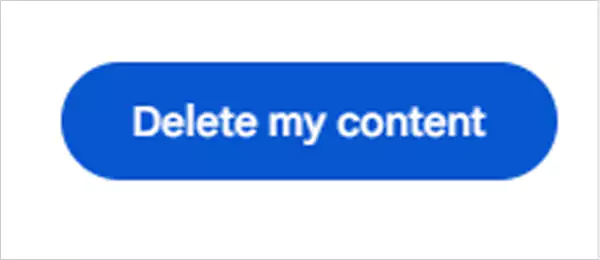 Click on Delete my content