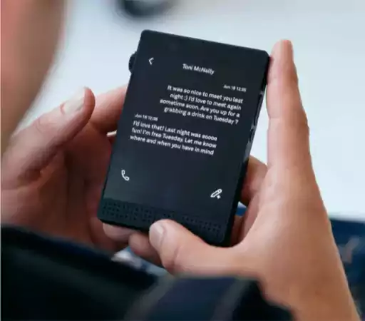 The Light Phone 3 designed for minimalist living