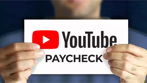 YouTube Paycheck Image