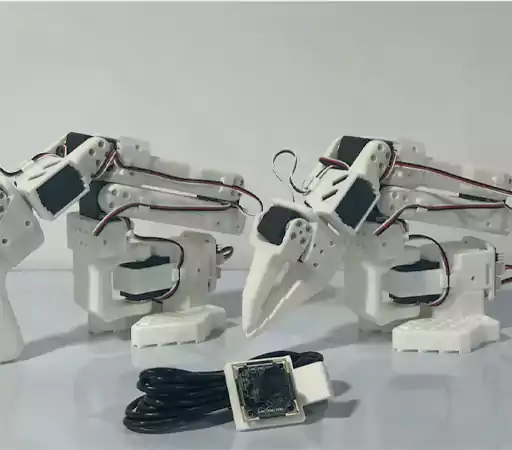 3d printed robotic arm by Hugging Face