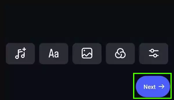 Head over to the Next option