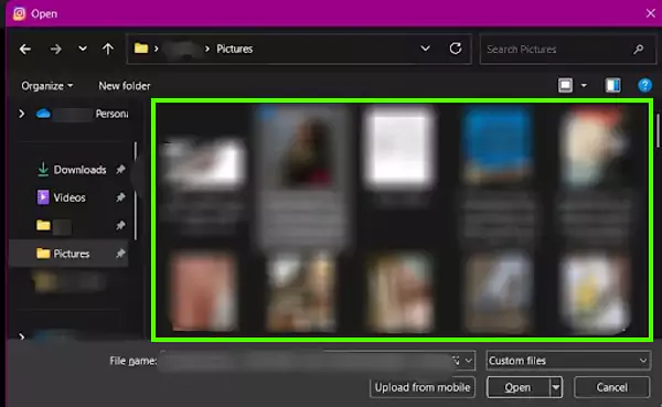Navigate to the image or video