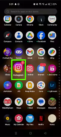 Open Instagram